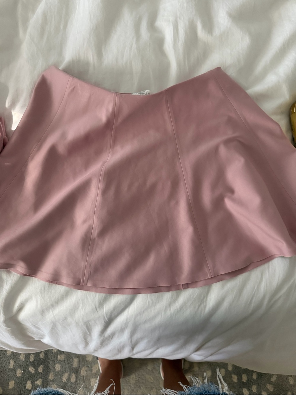 Alo Women's Pink Flared Skirt